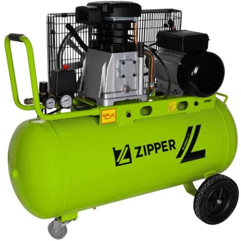 Compresseur d'air lubrifie 90 lt 10 bar Zipper zi-com90-10