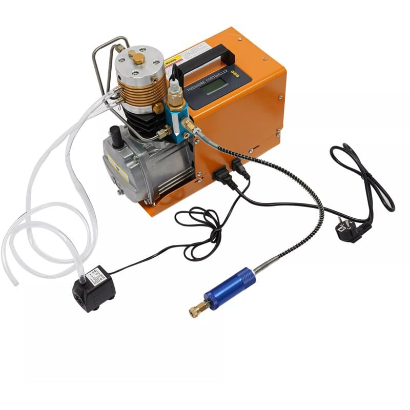 Compresseur D'air pcp 1800W 0-30 Mpa 4500psi pompe à air haute pression pompe submersible électrique pcp airgun 220V-avec séparateur D'eau D'huile et