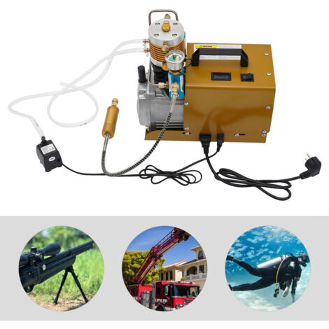 Compresseur d'air PCP Pompe à air haute pression électrique portable Pompe à air haute pression 1,8 kW