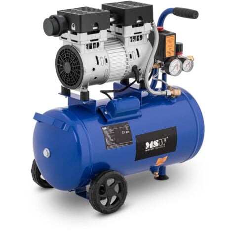 Compresseur D'air Portable Électrique Pompe Gonfleur Pneu Auto ? 8 bar 24L 750w