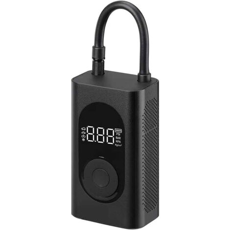 Compresseur d'air portatif de gonfleur Pneu DC 12V, Pompe portative Voiture avec la lumière LED d'urgence, for des balles automatiques, Camion, SUV etc. -