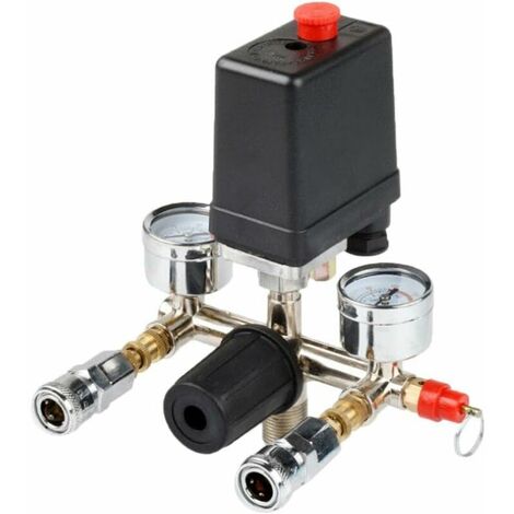 Compresseur D'air Pressostat Triphasé Pressostat Vanne De Contrôle Avec Le Régulateur D'air Et Soupage Et Jauge