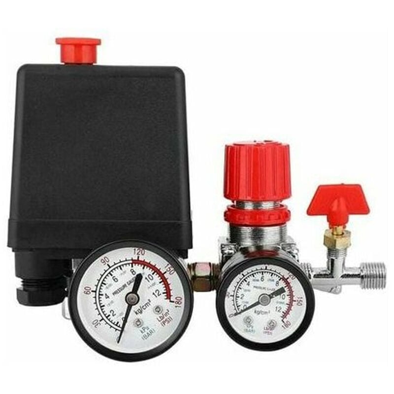 Compresseur d'air pressostat valve pressostat compresseur d'air avec manomètre régulateur