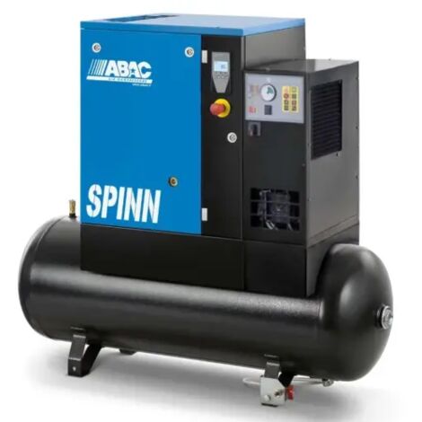 Compresseur d'air rotatif à vis réservoir 500 litres 10 CV triphasé 10 bars avec sécheur ABAC
