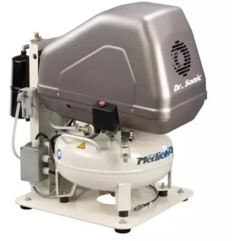 Compresseur d'air sans huile insonirisé pour dentiste 1,5 CV NUAIR