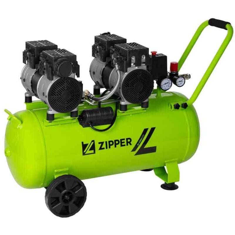 Zipper - Compresseur d'air silencieux 50 lt 8 bar zi-com50si