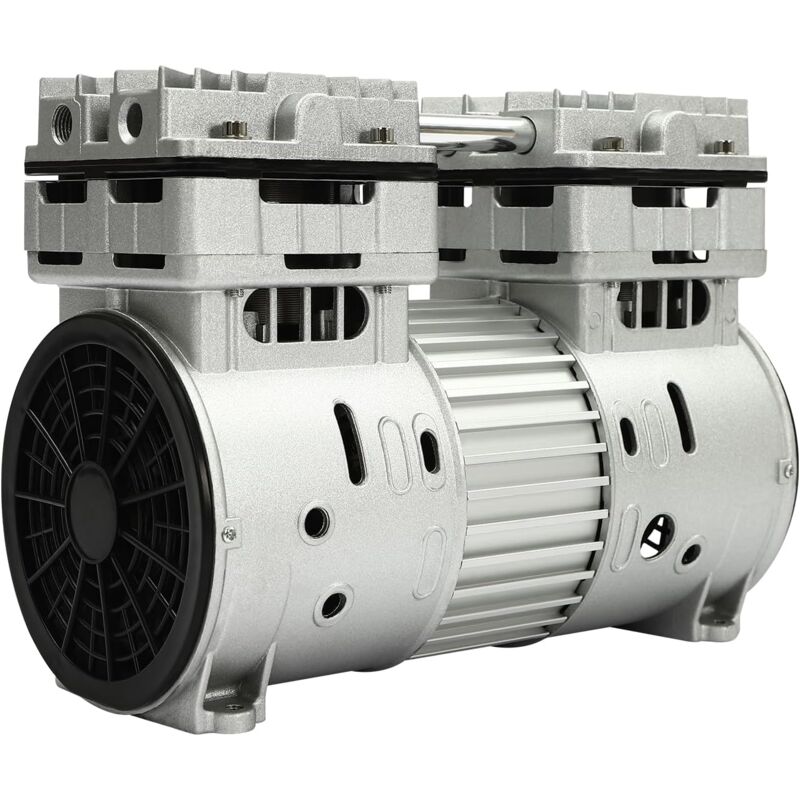 Compresseur d'air silencieux 8 bars Moteur 800W Groupe compresseur sans huile compresseur rotor Tête 125 l/min