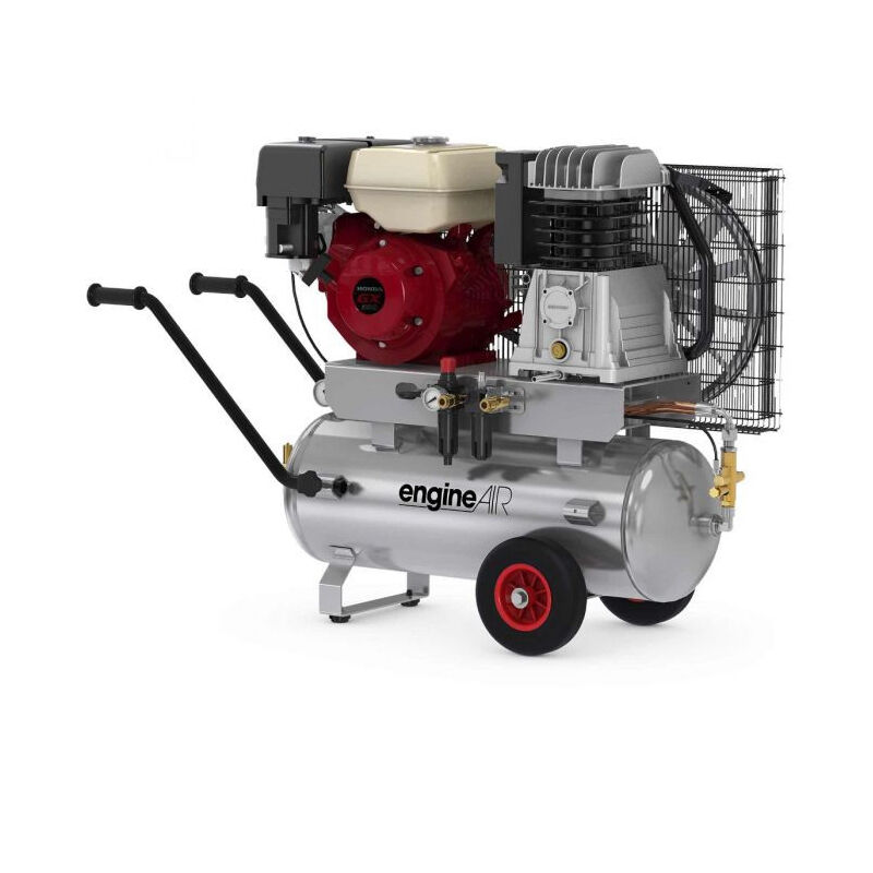 Compresseur thermique Abac engineAIR 9/50 10 Essence 8,4ch 50L 10bar démarrage manuel