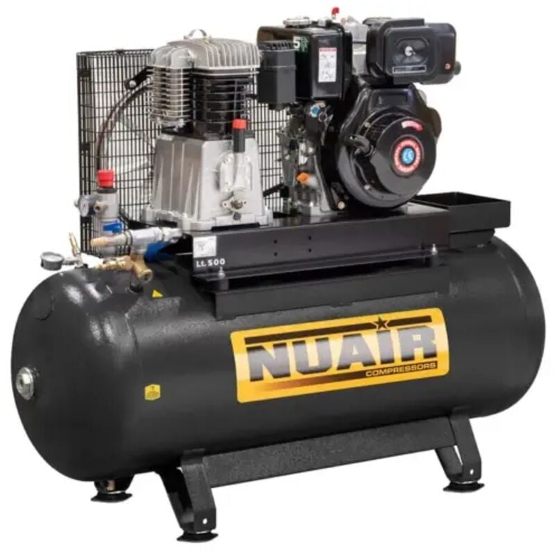 Nu Air - Compresseur d'air thermique diesel 11 cv 500 litres nuair