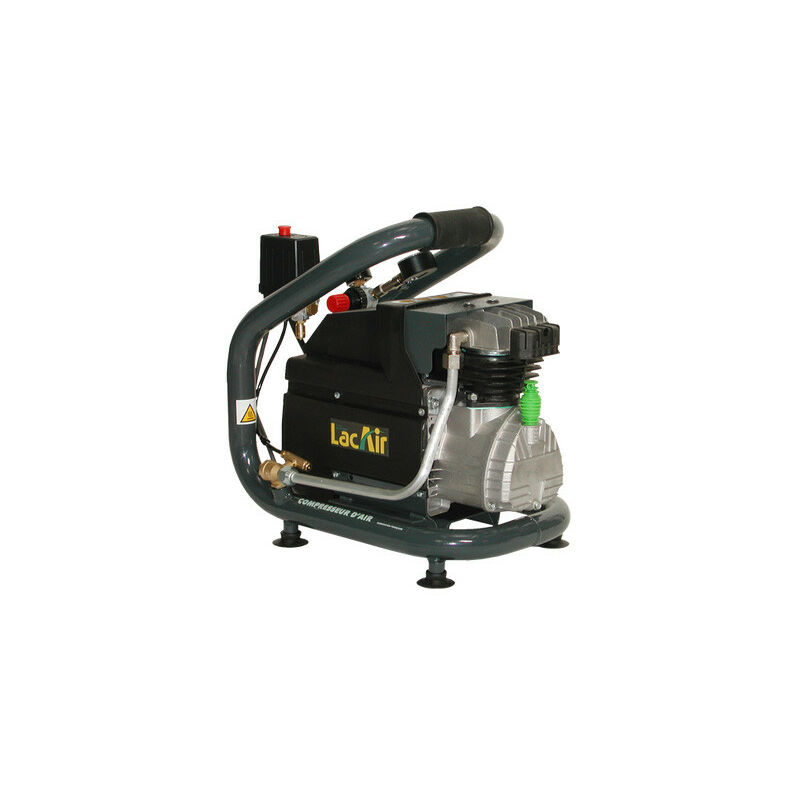 Lacme - Compresseur monobloc 3,5CV Monophasé 18m3/h cuve 3L - Compact 18/3