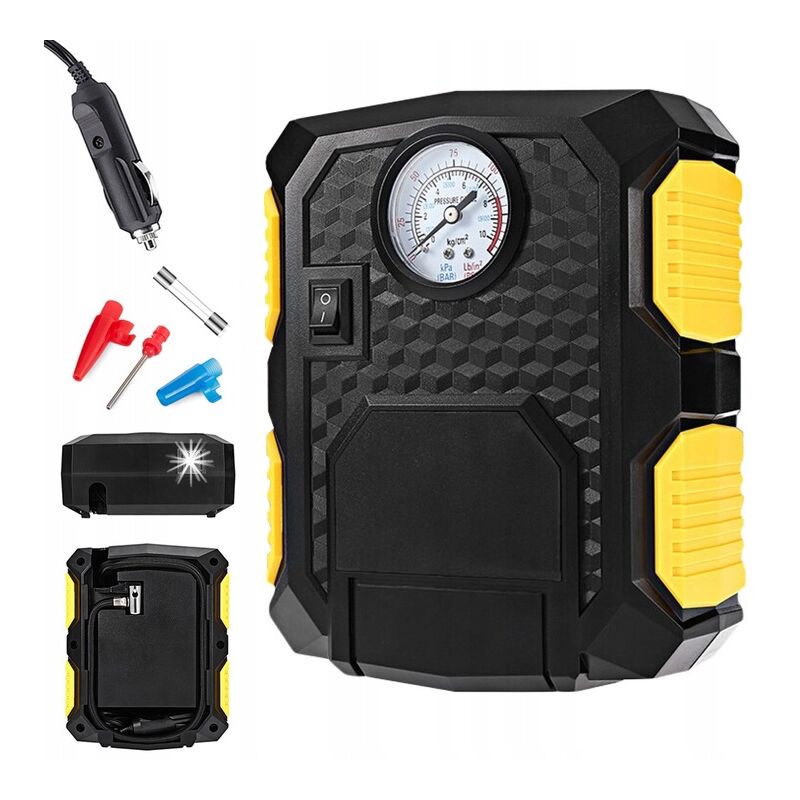 Compresseur De Voiture Puissant Torche 12v 150psi 10 Bar Pour Remplir Votre Tout-Terrain