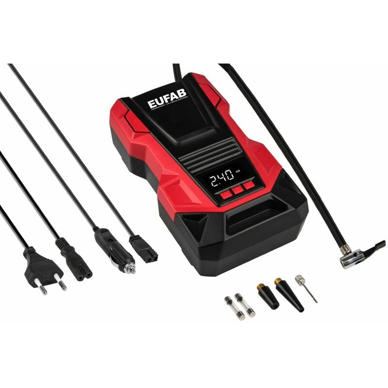 Eufab - Compresseur Dual Power Avec Branchement 12v Et 230v