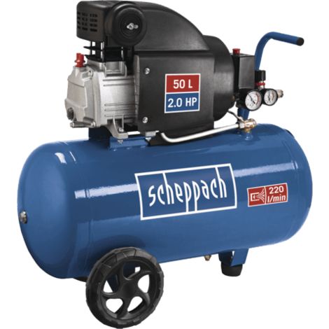 Scheppach - Compresseur lubrifié 50L 8 bar 1500W - HC54