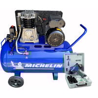 Compresseur Michelin 100 Litres 3 CV avec Coffret Clé à Choc