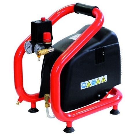Compresseur portable 3 l 6 6m3-h 230 v mono 1.5 cv 8 bar 3400 tr-mm