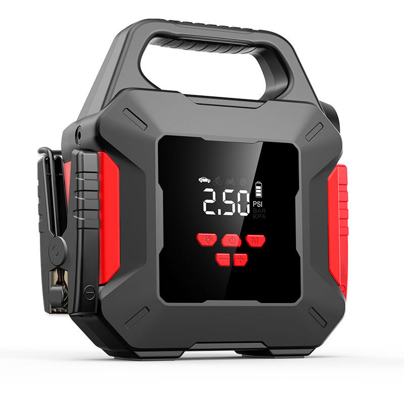 Chargeur, booster et câbles de démarrage-12v Chargeur de batterie, compresseur- Chargeur de batterie Boost, fonction batterie externe