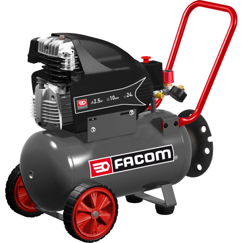 Compresseur Horizontal Facom Moteur induction 24 25 HP 10 bars