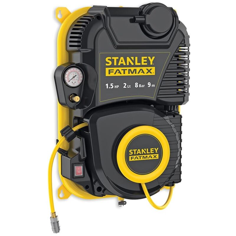 Compresseur dair Stanley FatMax Mural 2 Sans huile Enrouleur 9