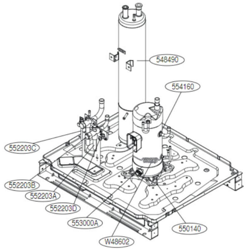 LG - Compresseur (Repère 554160)