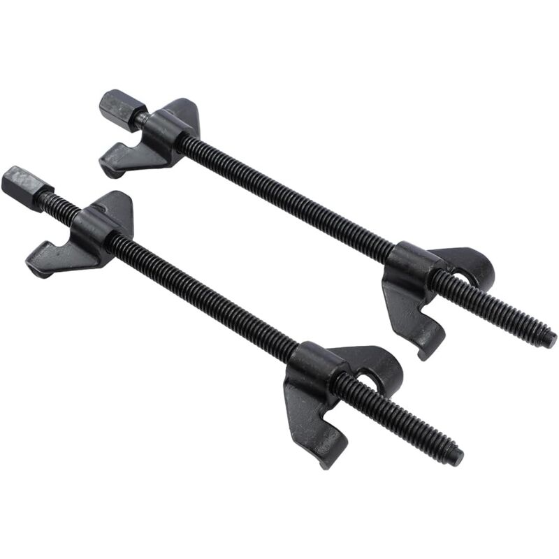 Compresseur Ressort Amortisseur 380mm 2 Pièces Griffe Amortisseur Voiture, Type Forgé, pour Abaissement de Voitures Amortisseur de Chocs Compresseur