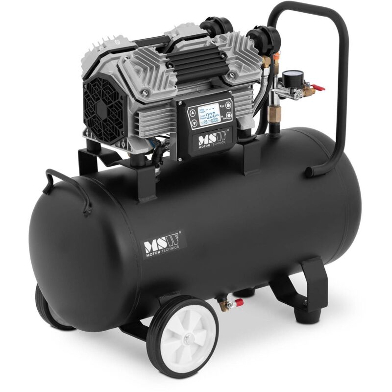 Compresseur sans huile - 3 - 12 bar - 36 l - 1500 w Compresseur d'air sans huile Compresseur sans huile silencieux