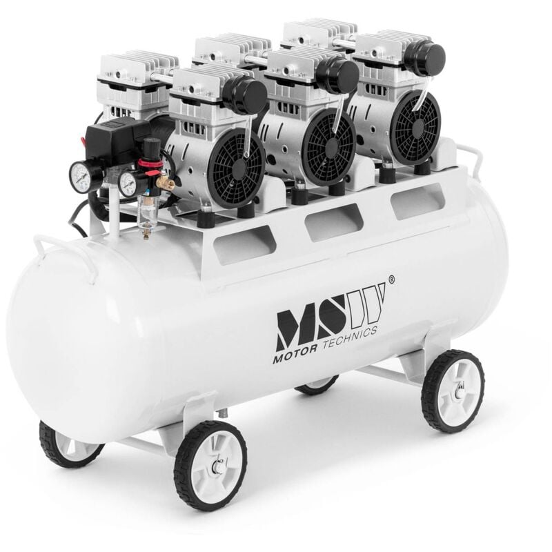 Compresseur sans huile Compresseur d'air sans huile 65 l 750 x 3 w