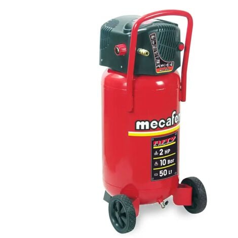 MECAFER Compresseur dair vertical 50 L sans huile 2CV 10 bars FIFTY
