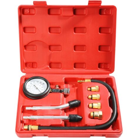 SEVENGIRL Compressiometre Essence,Compressiometre,Compressiometre Diesel,Testeur de Compression,Moteurs Testeur de Compression,Automotive Coffret testeur de Compression,pour Tous Moteurs