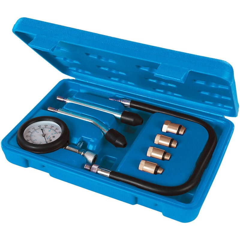 Silverline - Compressiometre testeur de compression universel pour moteurs essence