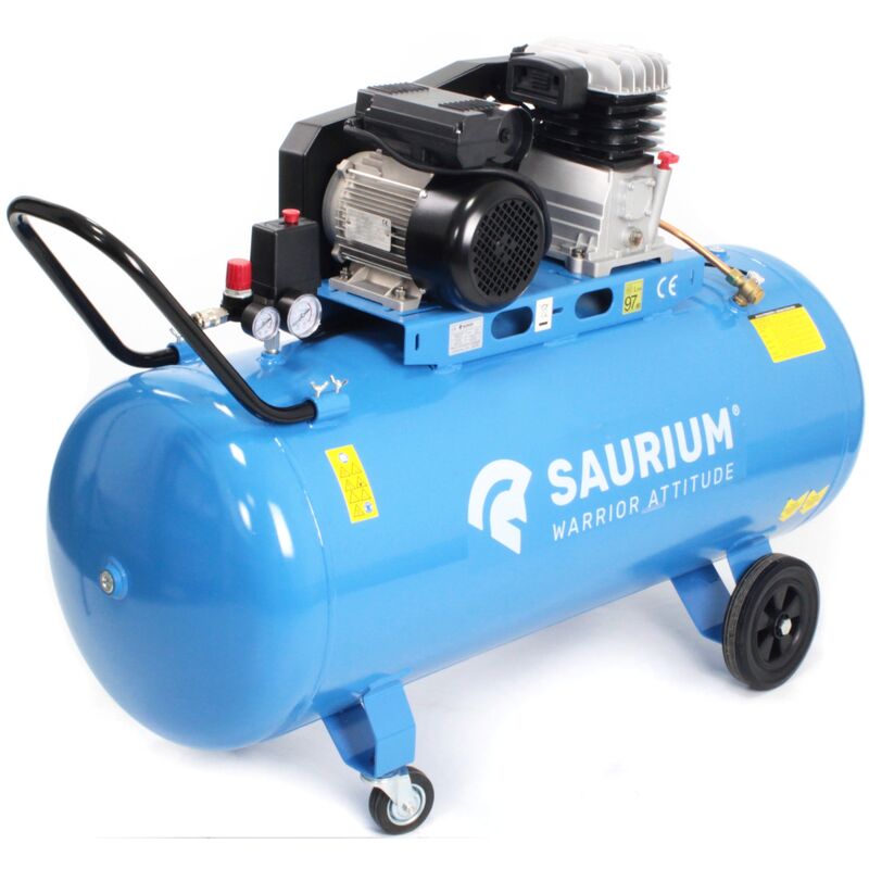 

Sauriumâ ® - Compressor de Aire Monofásico, 200L, 3HP - SAURIUM®