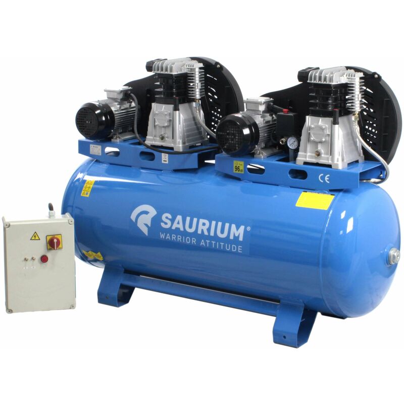 

Compressor de Aire Trifásico, 270L, 4HP 4HP - SAURIUM®