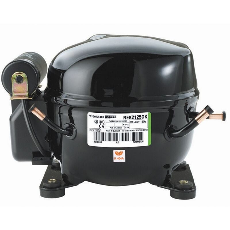 Reporshop - Compresor Embraco NEU/NEK6212Z R134A 240v 1/2cv Media Alta temperatura 14,3cm3