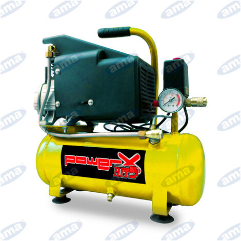 COMPRESSORE ARIA 24 LITRI 2HP CON KIT OMAGGI LEGGERO E PORTATILE 8 BAR