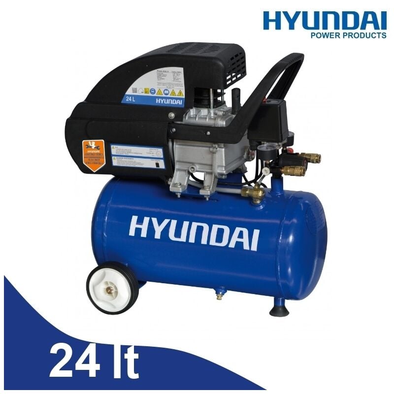 Image of Compressore 24lt. ad olio Hyundai - BDM-24