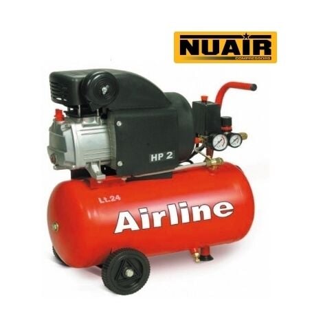 Compressore 24lt. ad olio NUAIR by ABAC - Airline