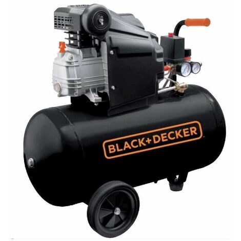 Compressore 2HP 50 Litri Black & Decker compatto coassiale elettrico DB 205 50