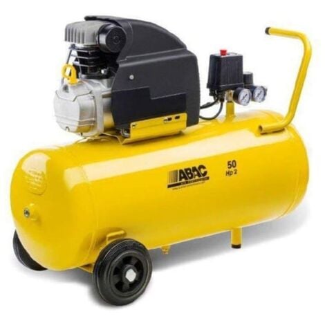 COMPRESSORE ARIA 50 LITRI LT PROFESSIONALE ABAC BICILINDRICO A V