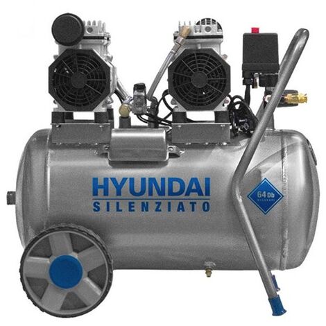 Compressore 50 lt Silenziato 2200W HYUNDAI 65706