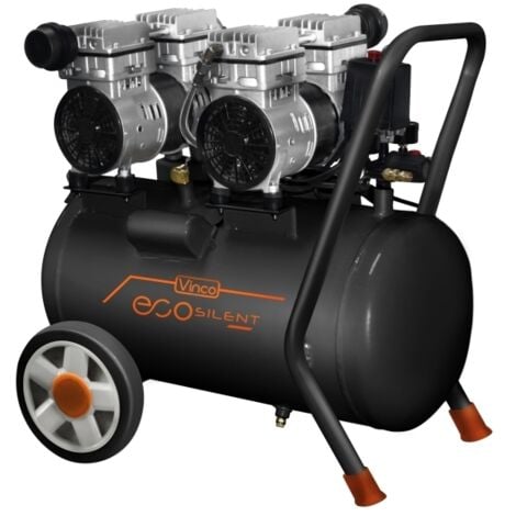 Compressore 50lt. a secco silenziato a doppia testata Vinco - 60706 EcoSilent