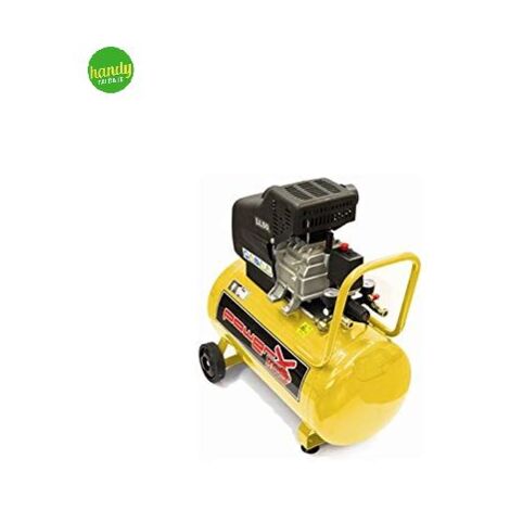 COMPRESSORE LUBRIFICATO OLIO 50Lt 2 MANOMETRI 2 CONNETTORI MISTRAL