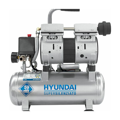 Compressore ac silenziato 65702 hyundai - secco lt 8 hp 1,0