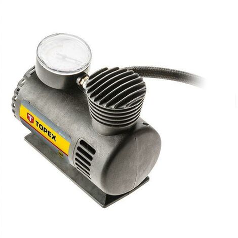 Compressore accumulatore 9,6v con accessori per il gonfiaggio topex 97x501