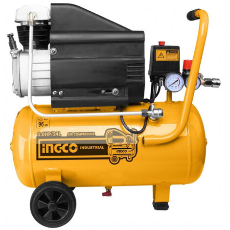 Compressore Ad Aria Compressa 24 Lt 1 Kw Per Utensili Pneumatici 8 Bar Max INGCO