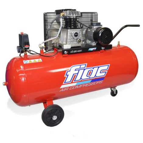 COMPRESSORE AD ARIA SERBATOIO 150Lt 2HP TRASMISSIONE A CINGHIA AB150/268 FIAC