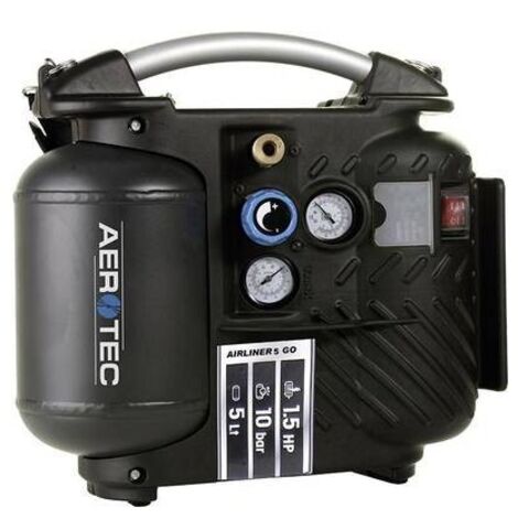 Compressore Aerotec Airliner 5 GO 200l/min 10bar 1,1 kW 230 V,50 Hz 5l