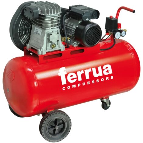 compressore aria lubrificato ferrua 100l 2hp