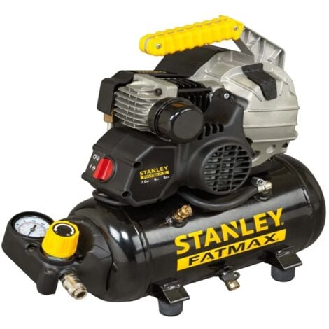 compressore aria portatile lubrificato stanley "futura range hy 227/8/6e" 6l 2hp