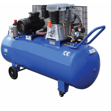 COMPRESSORE D'ARIA TRASMISSIONE A CINGHIA MOTORE 3 cv - 50 lt - Agoz Shop