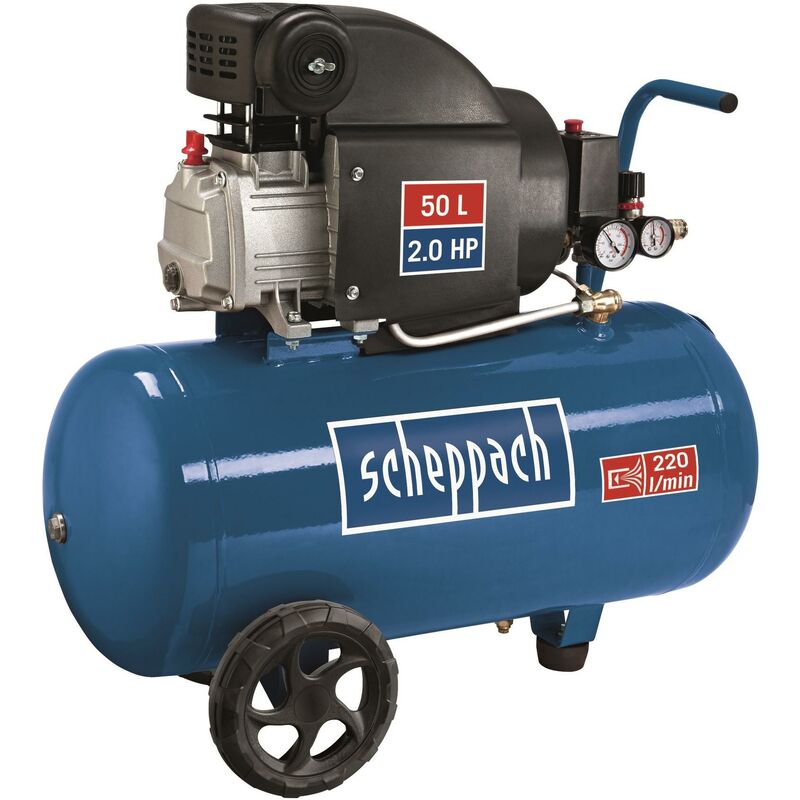TTCompressore d/'aria lubrificato ad olio 50 litri 8 Bar
