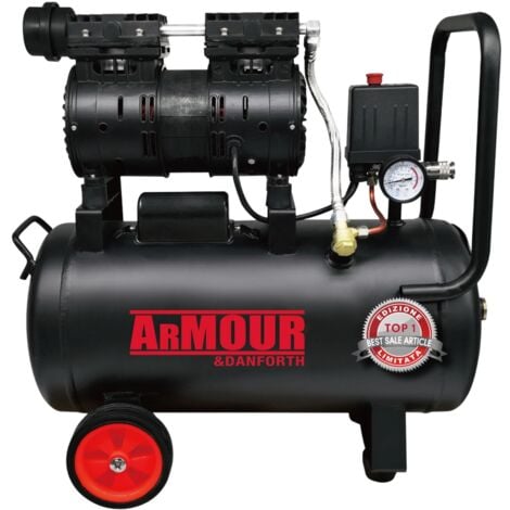 compressore aria silenziato armour&danforth 24 l 1 hp